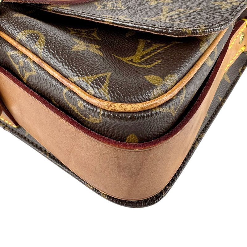 Louis Vuitton Crossbody Shoulder Bag Monogram Cartesier MM M51253