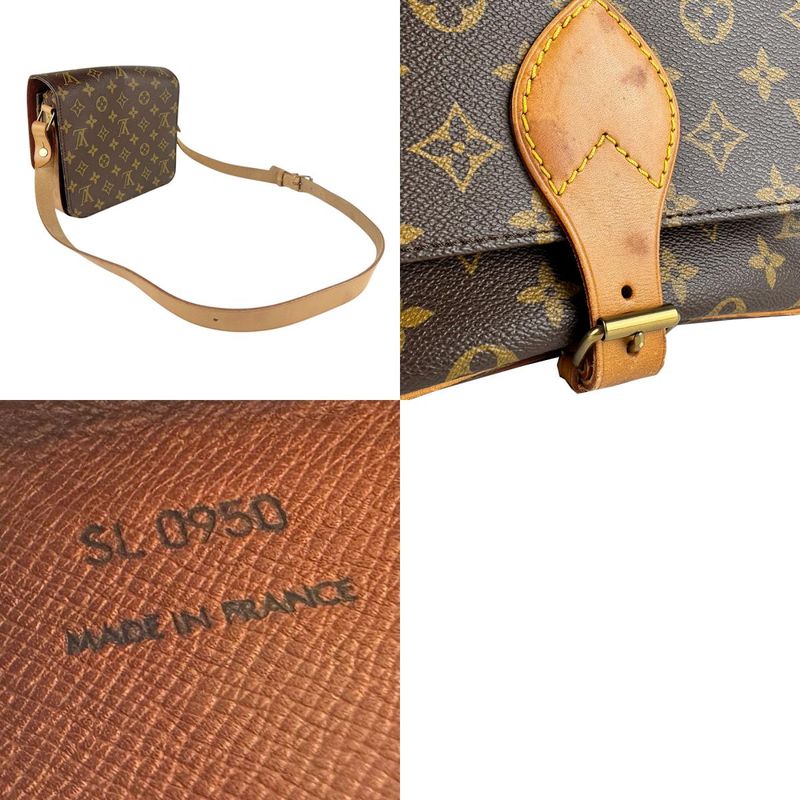 Louis Vuitton Crossbody Shoulder Bag Monogram Cartesier MM M51253