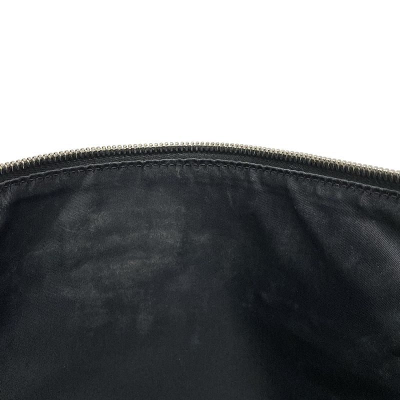 DIOR Christian Dior Shoulder Bag Street Chic Trotter Black X Blue Leather