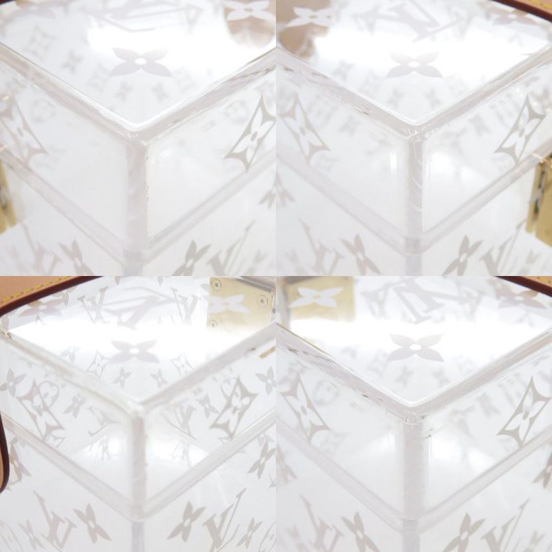 Louis Vuitton Boite Scott Monogram Gi0481 Plexiglas Clear Makeup Box Jewelry