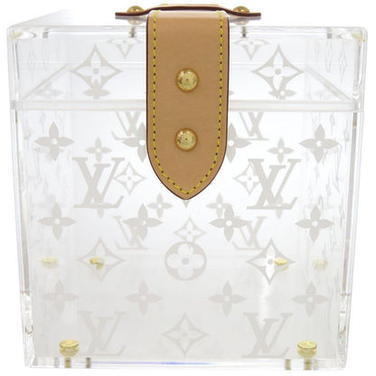 Louis Vuitton Boite Scott Monogram Gi0481 Plexiglas Clear Makeup Box Jewelry