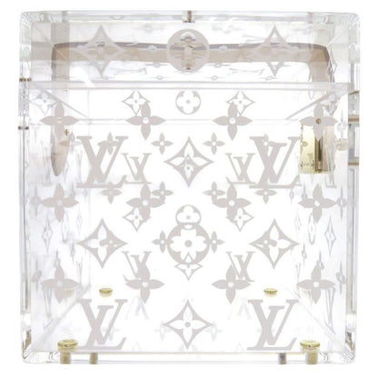 Louis Vuitton Boite Scott Monogram Gi0481 Plexiglas Clear Makeup Box Jewelry