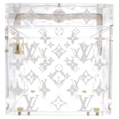 Louis Vuitton Boite Scott Monogram Gi0481 Plexiglas Clear Makeup Box Jewelry