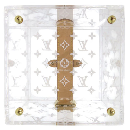 Louis Vuitton Boite Scott Monogram Gi0481 Plexiglas Clear Makeup Box Jewelry