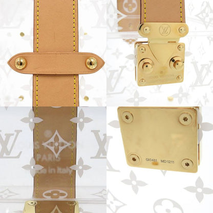 Louis Vuitton Boite Scott Monogram Gi0481 Plexiglas Clear Makeup Box Jewelry