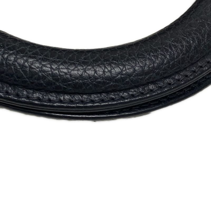 DIOR Christian Dior Tote Bag Diorissimo Dark Navy Silver Hardware Leather