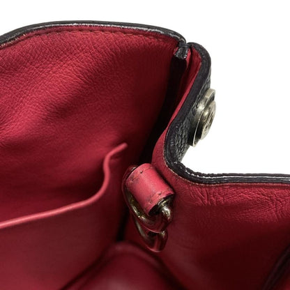 DIOR Christian Dior Tote Bag Diorissimo Dark Navy Silver Hardware Leather