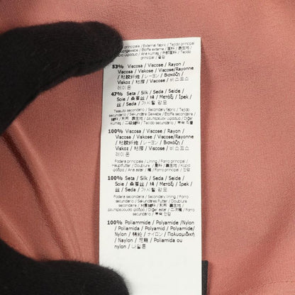 Fendi Dress Black Orange Rayon Silk