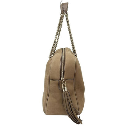 Gucci Shoulder Bag Soho 353126 Brown Chain Shoulder Tassel