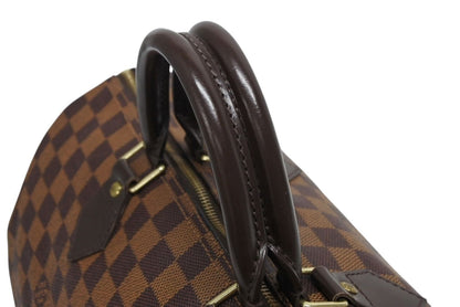 Louis Vuitton Speedy 35 Damier Azur Handbag Brown Beige — view 5
