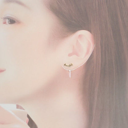 Tiffany & Co Smile Mini Earrings 18K Yellow Gold Women's