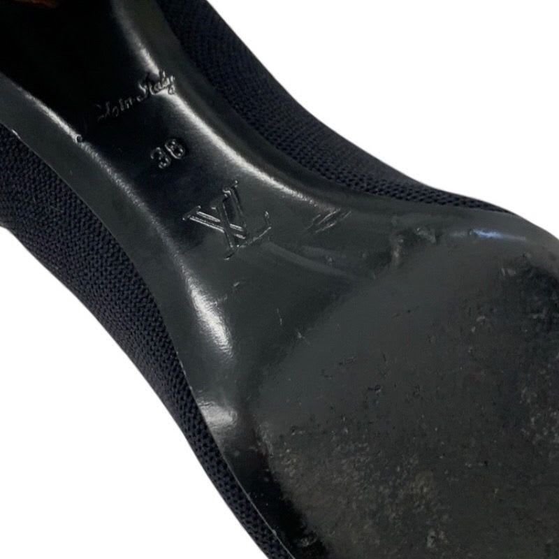 Louis Vuitton Silhouette Line Monogram Boots Short Shoes Fabric Leather