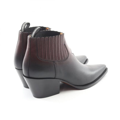 Dior Boots Kci508shcs31x38.5 Black Rouge Leather Boots Women's