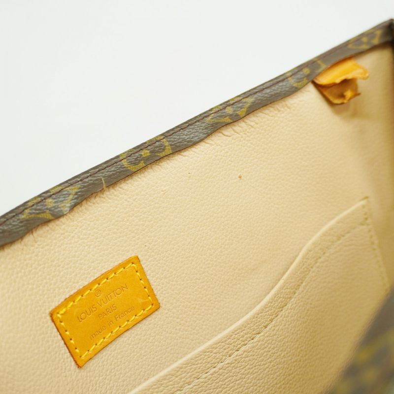 Louis Vuitton Tote Bag Monogram Sac Plastic M51140 Brown Men's Women's Unisex