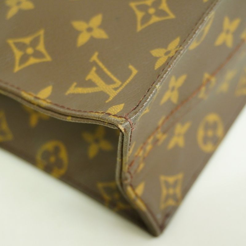 Louis Vuitton Tote Bag Monogram Sac Plastic M51140 Brown Men's Women's Unisex