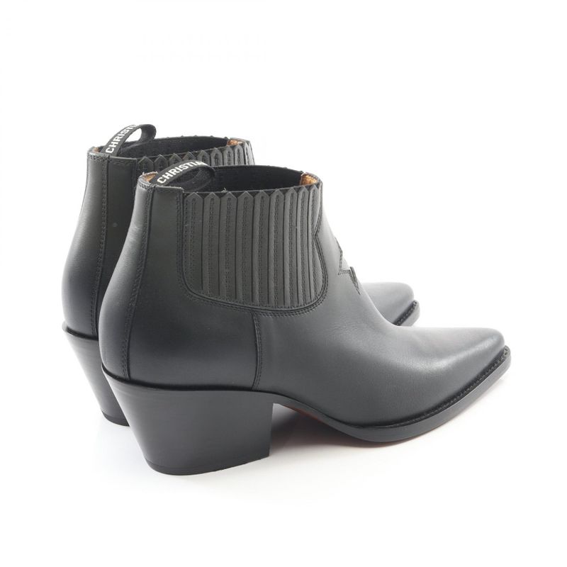 Dior Boots Kci508shcs34x37 Black Rouge Leather Boots Women's