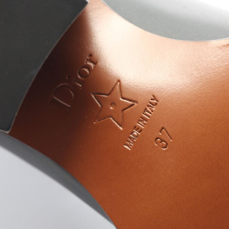 Dior Boots Kci508shcs34x37 Black Rouge Leather Boots Women's