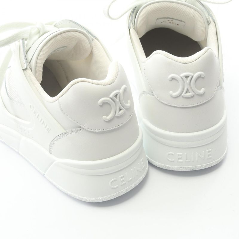 Celine Sneakers Ct-09 Lace Up 361564995c01op42 White Leather Sneakers Men's