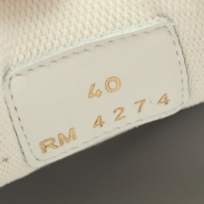 Celine Sneakers Triomphe 361554995c00dp40 White Gray Beige Leather Sneakers