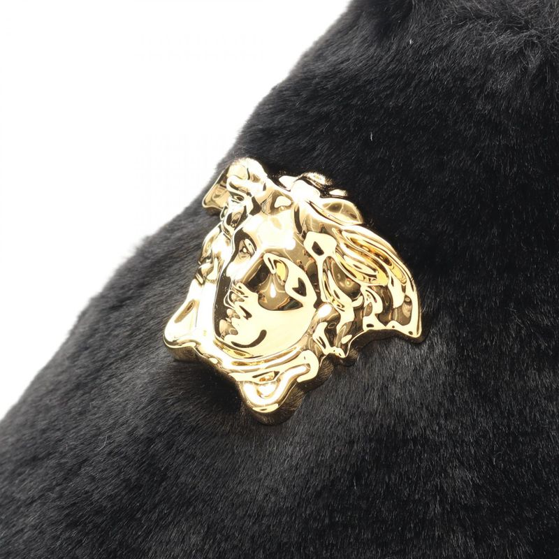 Versace Sandals Medusa Zsl000008zpl00011 Black Other Slippers Women's