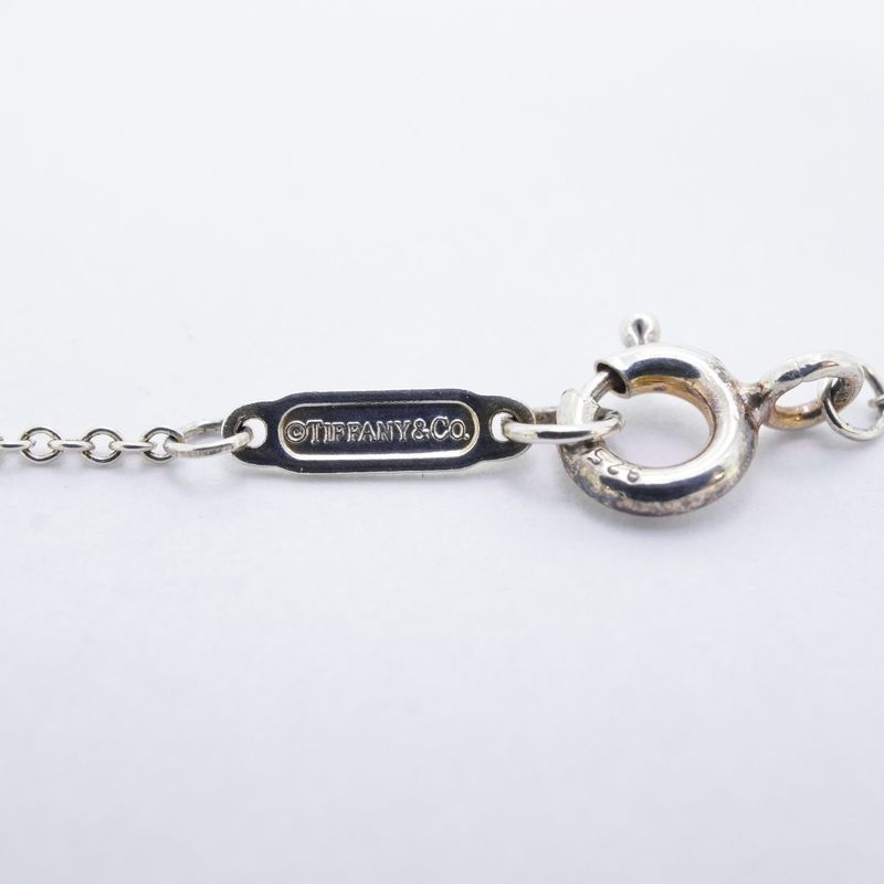 Tiffany & Co Necklace Interlocking Silver 925 Women's