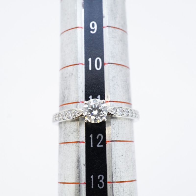 Tiffany & Co Ring Harmony Pt950 Platinum Diamond 0.40ct No 11 Ladies