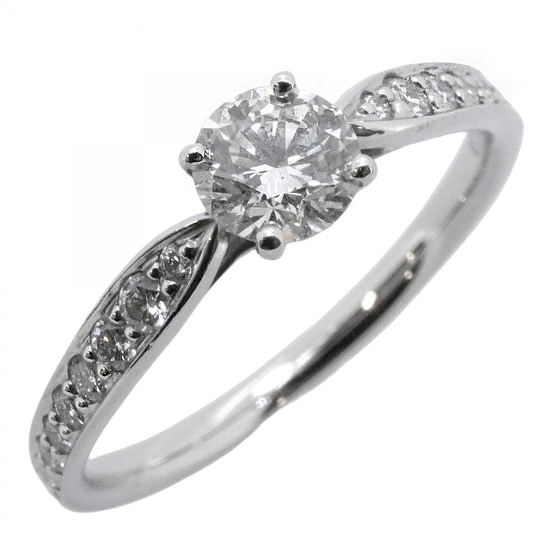 Tiffany & Co Ring Harmony Pt950 Platinum Diamond 0.40ct No 11 Ladies