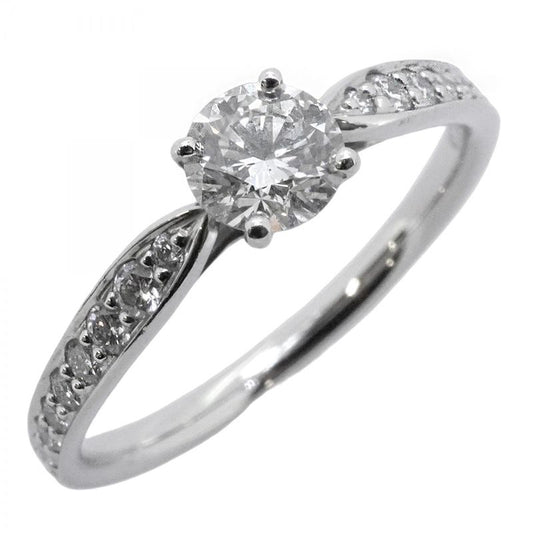 Tiffany & Co Ring Harmony Pt950 Platinum Diamond 0.40ct No 11 Ladies