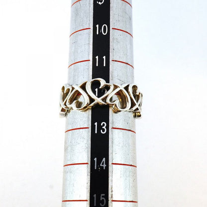 Tiffany & Co Ring Full Loving Heart Silver 925 No 12 Women's