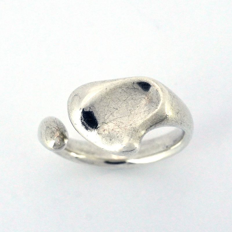 Tiffany & Co Ring Full Heart Silver 925 No 12 Women's