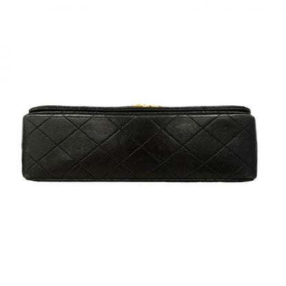 Chanel Shoulder Bag Matelasse Decacoco Lambskin Black Gold Hardware Women's