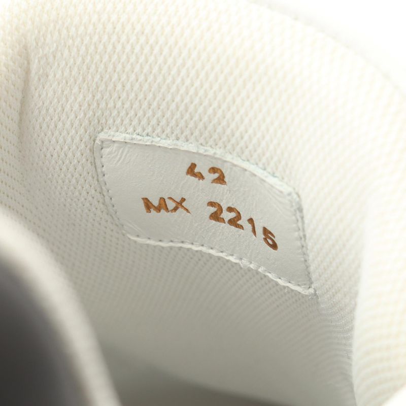 Celine Sneakers Triomphe 361554995c01dq42 White Gray Leather Sneakers Men's