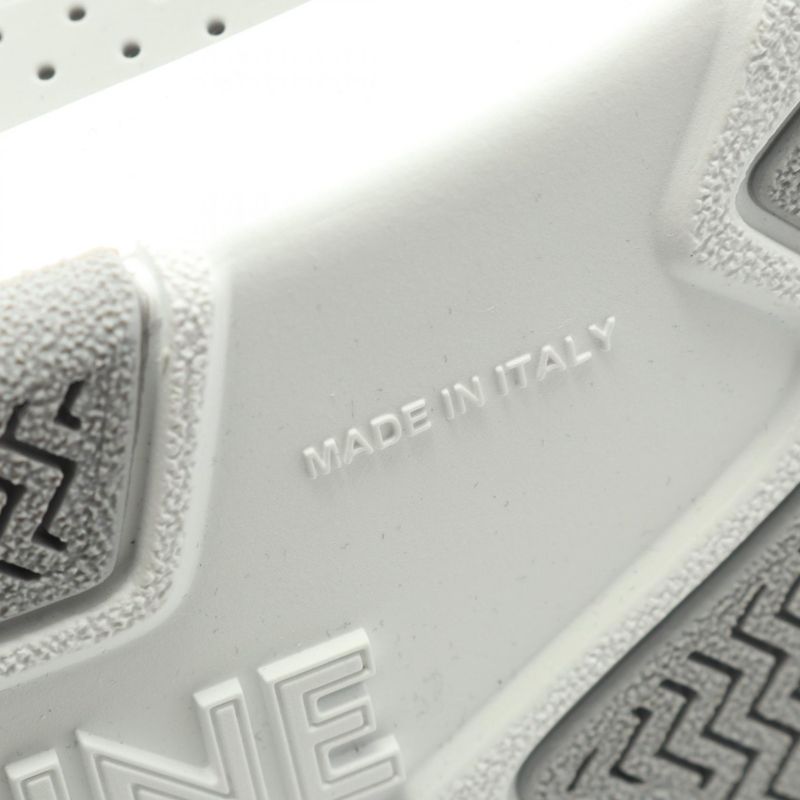 Celine Sneakers Triomphe 361554995c01dq42 White Gray Leather Sneakers Men's