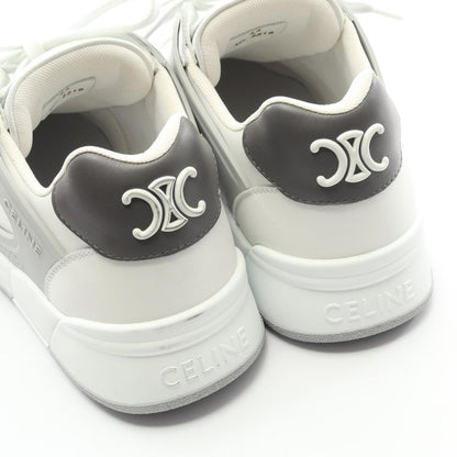 Celine Sneakers Triomphe 361554995c01dq42 White Gray Leather Sneakers Men's