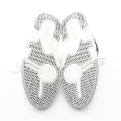 Celine Sneakers Triomphe 361554995c01dq42 White Gray Leather Sneakers Men's