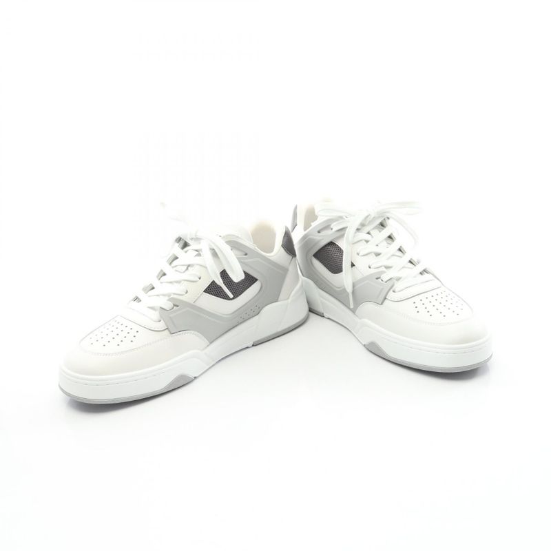 Celine Sneakers Triomphe 361554995c01dq42 White Gray Leather Sneakers Men's