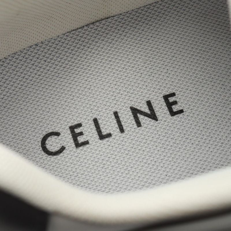 Celine Sneakers Triomphe 361554995c01dq42 White Gray Leather Sneakers Men's