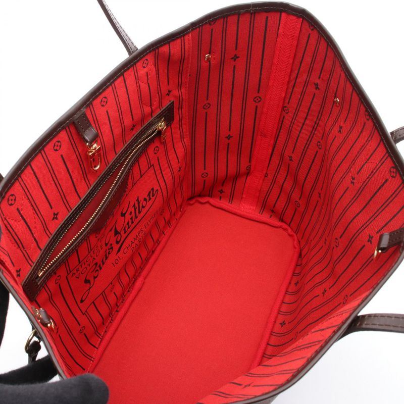 Louis Vuitton Tote Bag Neverfull MM Damier Azure N51107 PVC Coated Canvas