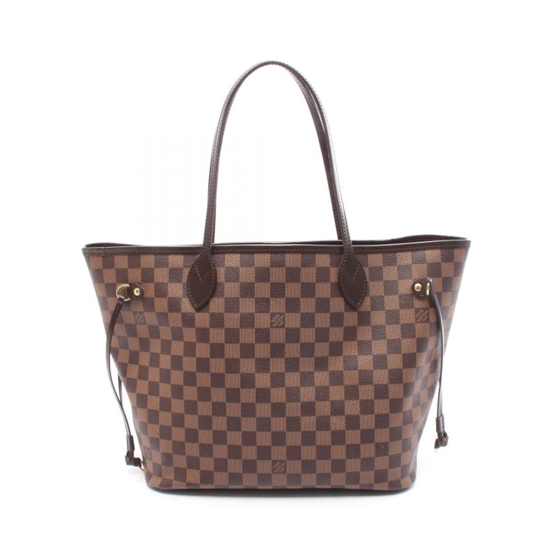 Louis Vuitton Tote Bag Neverfull MM Damier Azure N51107 PVC Coated Canvas