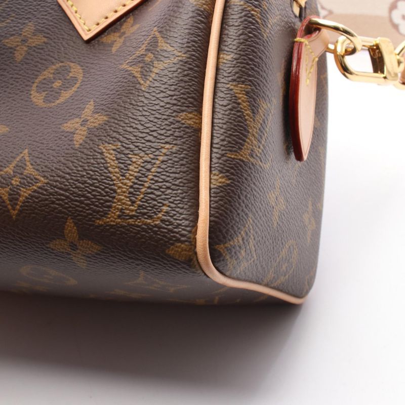 Louis Vuitton Handbag Speedy Bandouliere 20 Monogram Beige M46222 Beige PVC