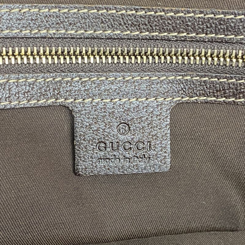 Gucci Tote Bag GG Canvas 153009 Canvas Brown Gold Hardware Ladies