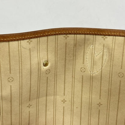 Louis Vuitton Tote Bag Damier Azure Neverfull MM N51107 White Ladies