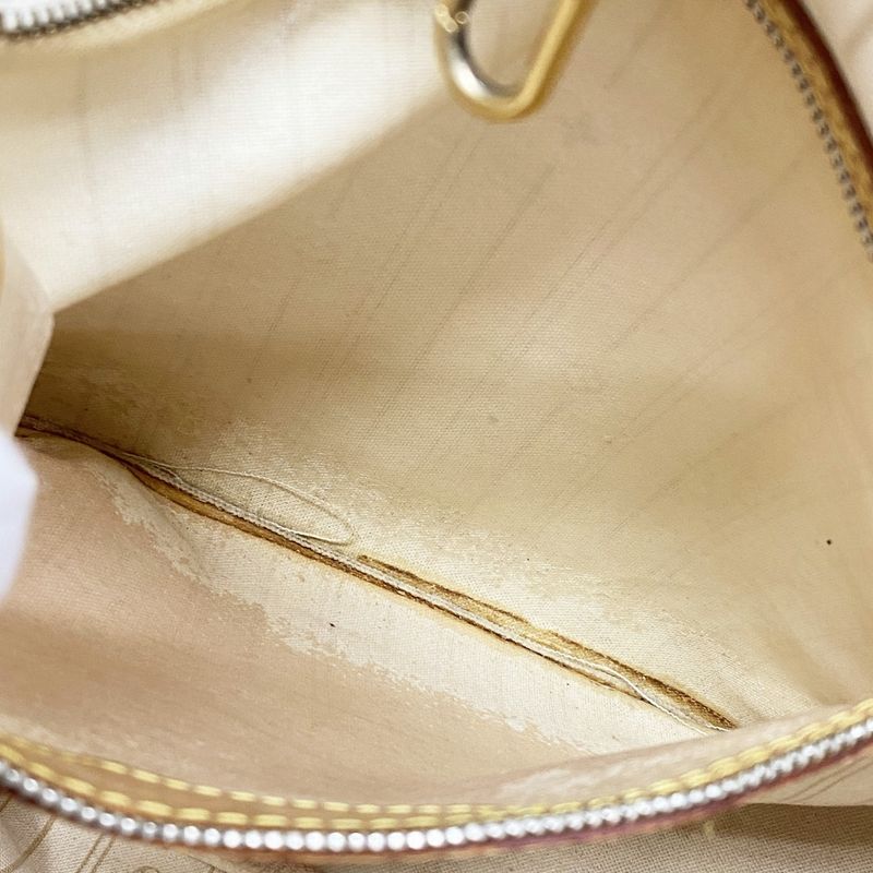 Louis Vuitton Tote Bag Damier Azure Neverfull MM N51107 White Ladies