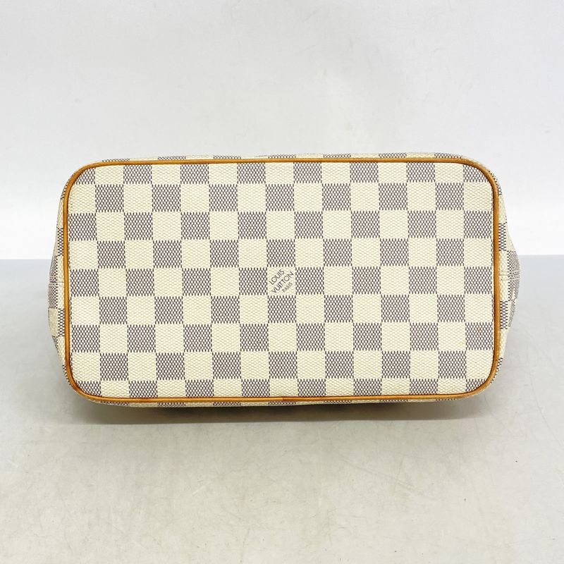 Louis Vuitton Tote Bag Damier Azure Saleya PM N51186 White Ladies