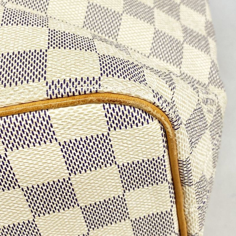 Louis Vuitton Tote Bag Damier Azure Saleya PM N51186 White Ladies