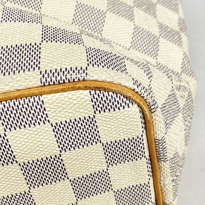 Louis Vuitton Tote Bag Damier Azure Saleya PM N51186 White Ladies