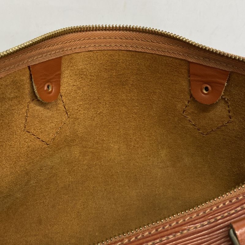 Louis Vuitton Handbag Epi Speedy 35 M42993 Kenya Brown Ladies