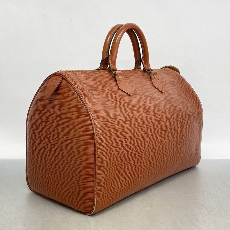 Louis Vuitton Handbag Epi Speedy 35 M42993 Kenya Brown Ladies