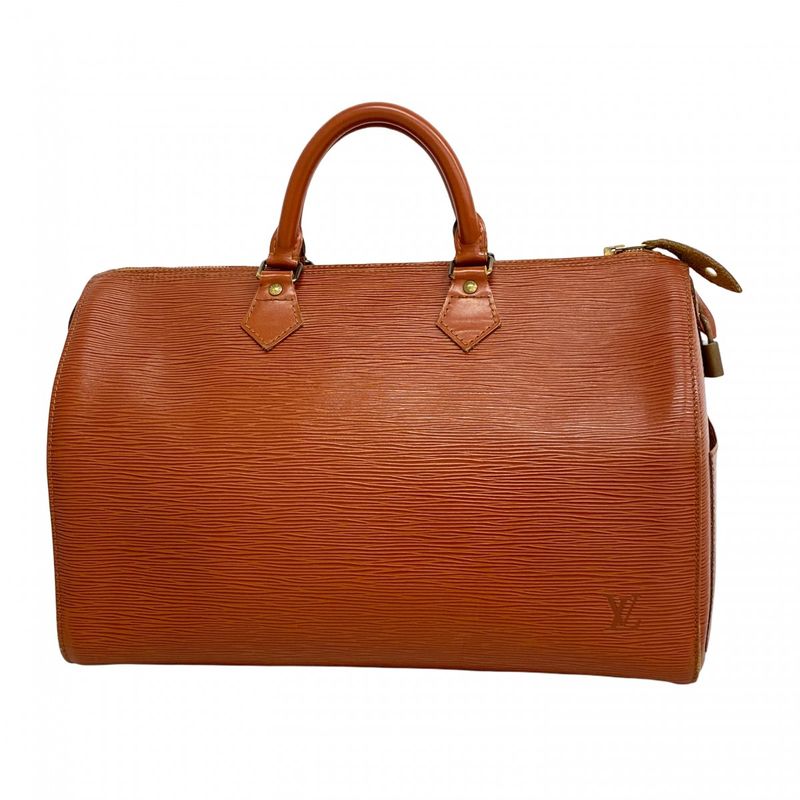 Louis Vuitton Handbag Epi Speedy 35 M42993 Kenya Brown Ladies