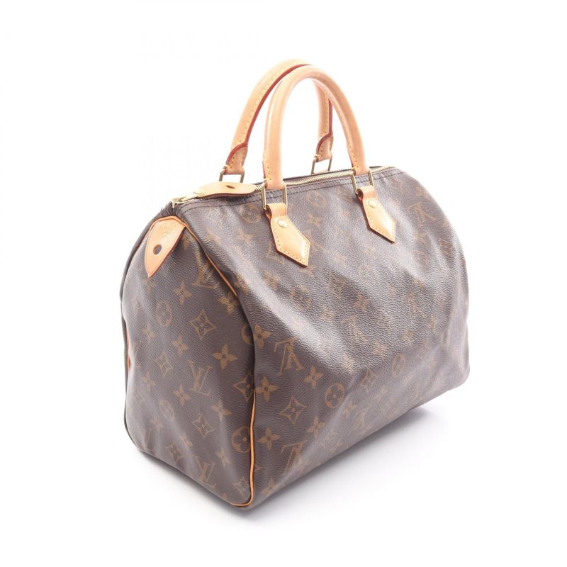 Louis Vuitton Handbag Speedy 30 Monogram M41108 PVC Coated Canvas Leather